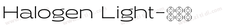 Halogen Light字体转换 Halogen Light字体转换